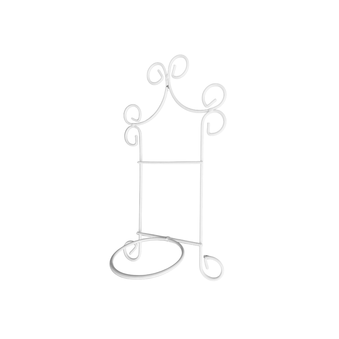 Suporte para Vasos de Plantas Colonial 1 Vaso Branco