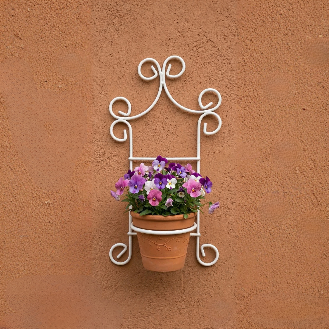 Suporte para Vasos de Plantas Colonial 1 Vaso Branco - Imagem 3